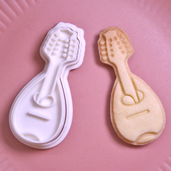 【楽器】マンドリン・クラシックギター・異形クッキー型・単品販売 4枚目の画像
