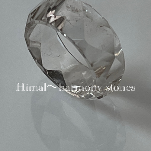 ガウリシャンカール産スモーキークォーツ くり抜きカットリング③ 指輪