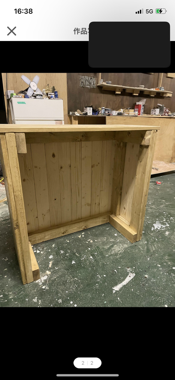 カウンター　　レジ　受付カウンター 