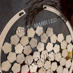 【ゲスト参加型】オリジナルメッセージが入れられるウェディングドロップス 結婚証明書／mcs15 3枚目の画像