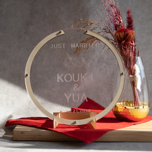 【ゲスト参加型】オリジナルメッセージが入れられるウェディングドロップス 結婚証明書／mcs15 5枚目の画像