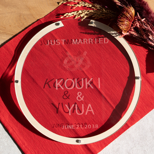 【ゲスト参加型】オリジナルメッセージが入れられるウェディングドロップス 結婚証明書／mcs15 8枚目の画像