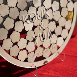 【ゲスト参加型】オリジナルメッセージが入れられるウェディングドロップス 結婚証明書／mcs15 4枚目の画像