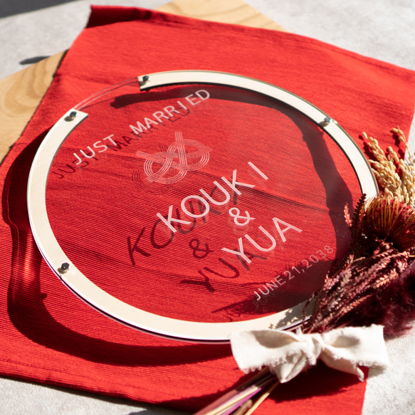 【ゲスト参加型】オリジナルメッセージが入れられるウェディングドロップス 結婚証明書／mcs15 9枚目の画像