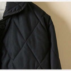 【受注】秋冬 中綿コート  キルティング ジャケット レディース 4枚目の画像