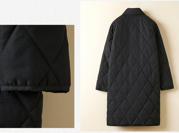 【受注】秋冬 中綿コート  キルティング ジャケット レディース 2枚目の画像