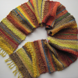 毛糸の手織りマフラー212 7枚目の画像