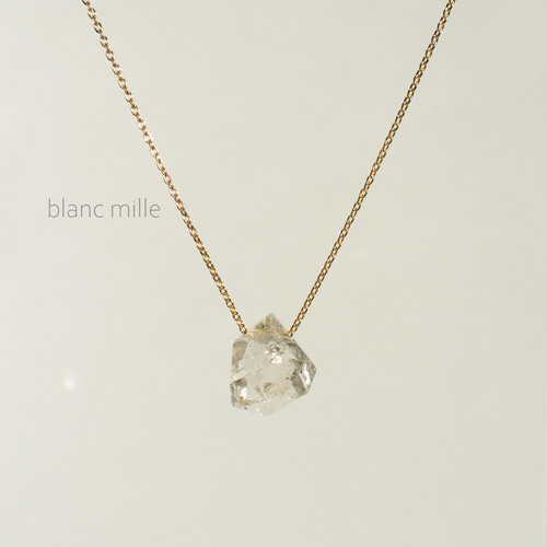 No.1865○*エレスチャルクォーツ 18金シンプルネックレス○*K18
