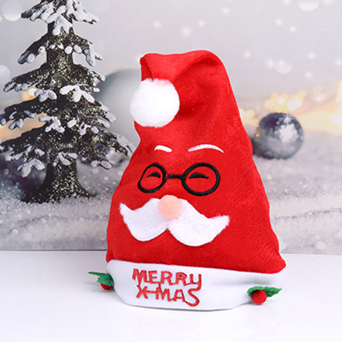 Q881-1 3個 クリスマス衣装 サンタ帽子 3X（1ヶ）※ネコポス不可