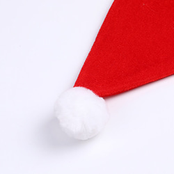 Q881-1  3個 クリスマス衣装 サンタ帽子  3X（1ヶ）※ネコポス不可 4枚目の画像