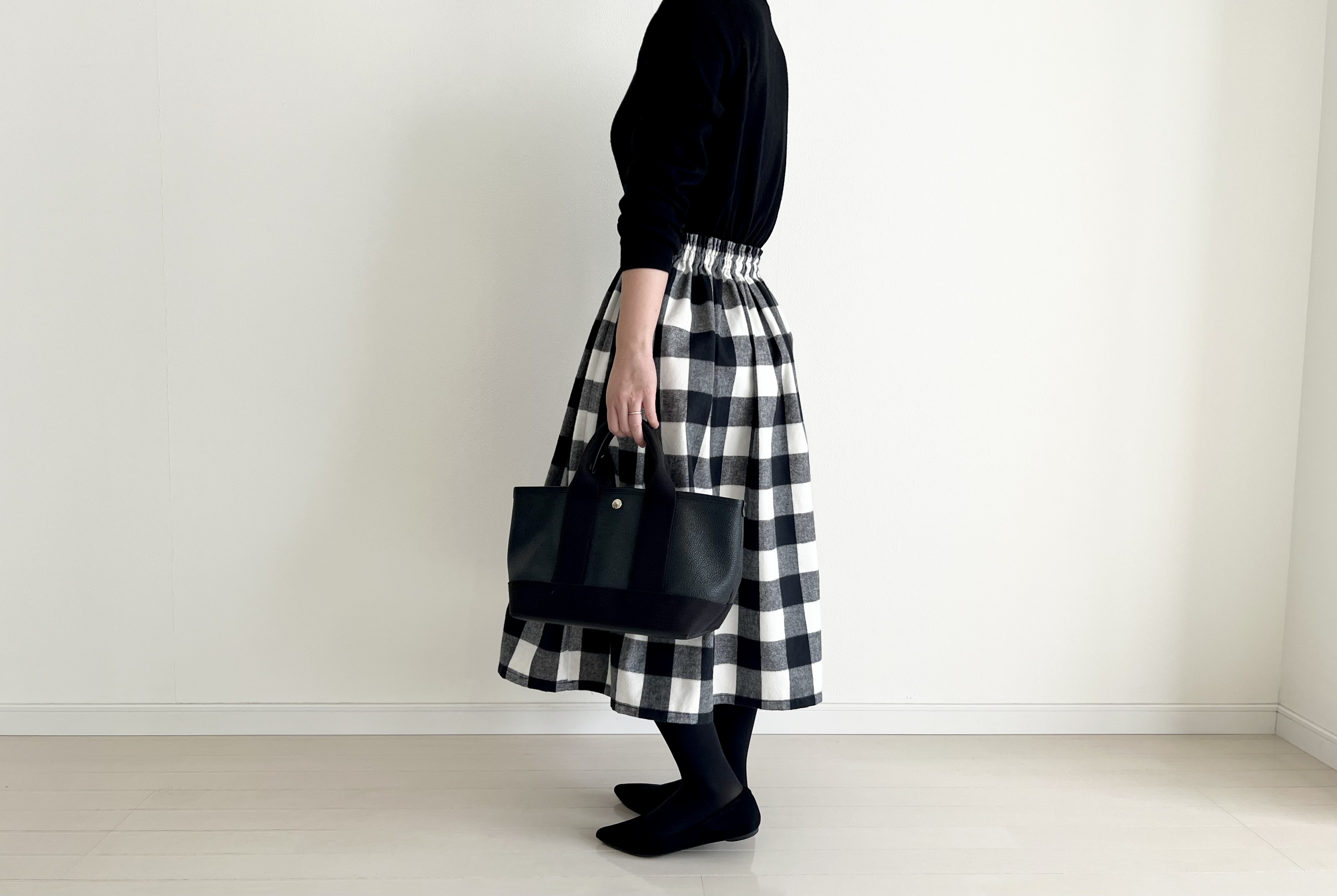 新品タグ付き☆シェリエsheller フロッキーチェックロングシャツドレス 新品タグ付き☆シェリエsheller フロッキーチェックロングシャツ