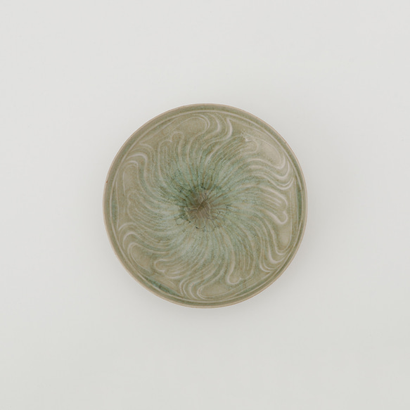 灰釉「華鉢」　京焼　半磁器　4寸8分 4枚目の画像