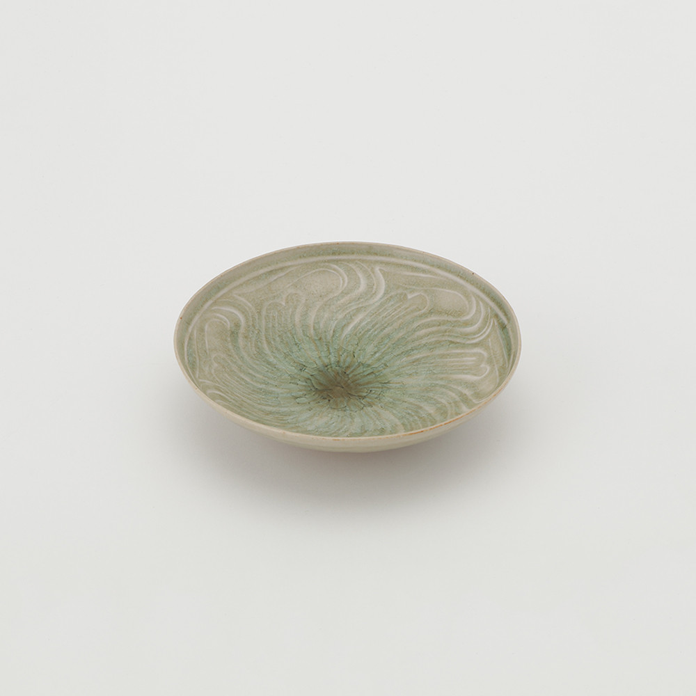 買取り実績  灰釉「華鉢」 京焼 半磁器 4寸8分 お椀・ボウル・鉢 cerkato 工芸品