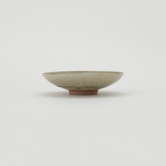 灰釉「華鉢」　京焼　半磁器　4寸8分 2枚目の画像