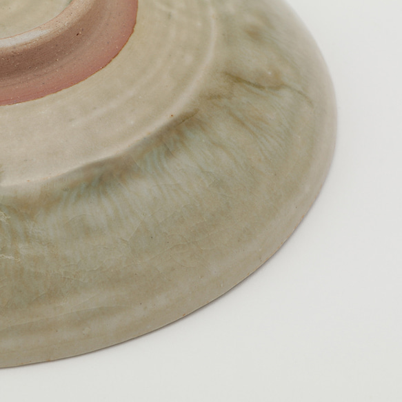 灰釉「華鉢」　京焼　半磁器　4寸8分 10枚目の画像