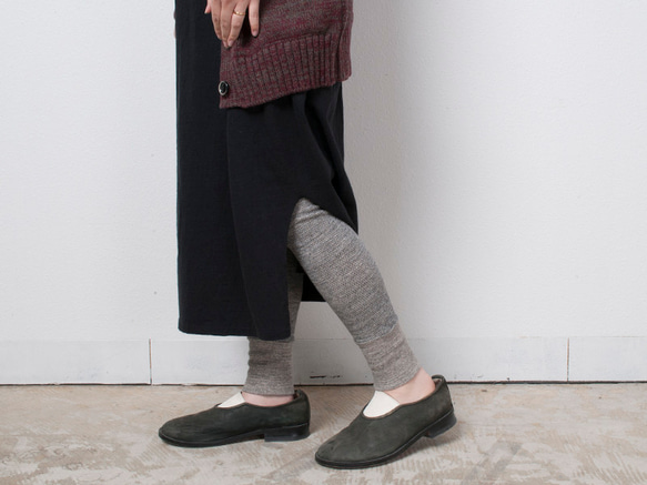 [補貨] yohaku 棕色棉質保暖緊身褲 | 黑色 | 男女皆宜 2 種尺寸 第19張的照片