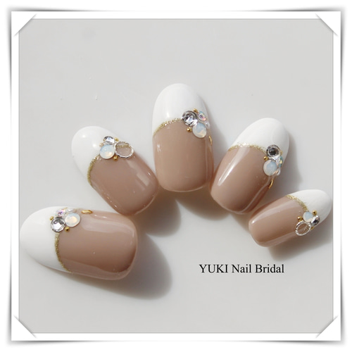 ネイルチップ オーダー レース ガーリー 結婚式 ウエディング フレンチ 韓国 ネイルチップ オーダー レース ガーリー 結婚式 ウエディング フレンチ