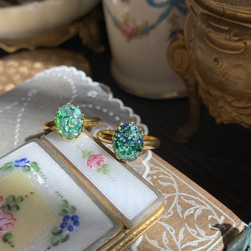 レトロ　アンティーク　アクセサリー　ネックレス　指輪　イヤリング　まとめ売り 1960年代〜ヴィンテージイヤリング ネックレス 指輪等 まとめ売り