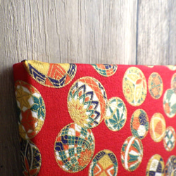 季節に合わせて飾る ファブリックパネル ■ 和柄　Japan Fabric Art Panel ■ 手毬　Temari 4枚目の画像
