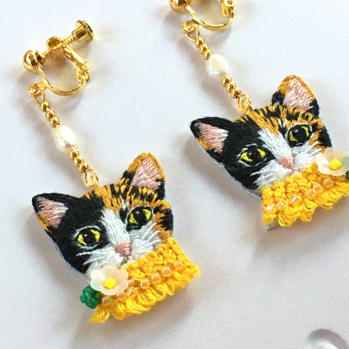 Kaoちゃん専用❤︎スコレサイト ピアス イヤリング Cream dot.（クリームドット） イヤリング レディース シリコンカバー