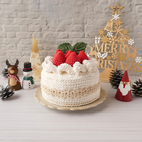 クリスマスショートケーキ あみぐるみ あみぐるみ pear pie 通販