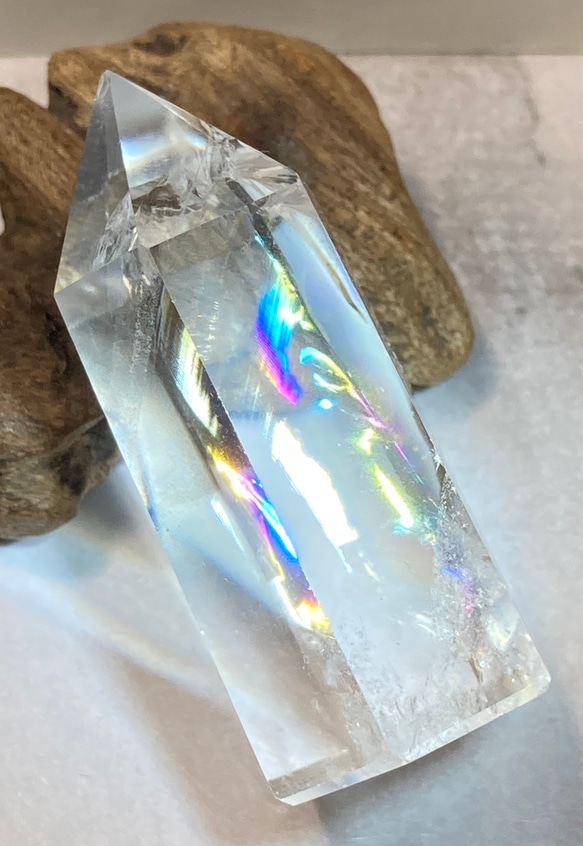 レインボークォーツ✨万華鏡 クリスタル 水晶 ポイント 【公式通販】