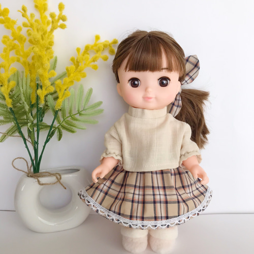 淡い色コーデ3点セット＊ドール服 ソランちゃん ソランちゃん服 レミン