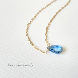 ＊訳あり＊14kgf kyanite necklace 11枚目の画像