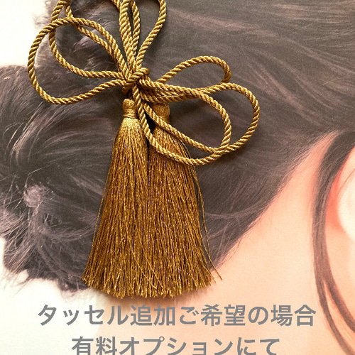 ゴールドポピー　くす玉　リーフ　髪飾り ゴールドポピー くす玉 リーフ髪飾り ヘアピン れでぃばぐ 髪飾り Kobe