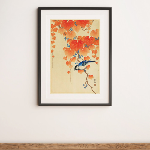 小原古邨、シジュウカラ、和モダンだけじゃない、応用が利く和柄