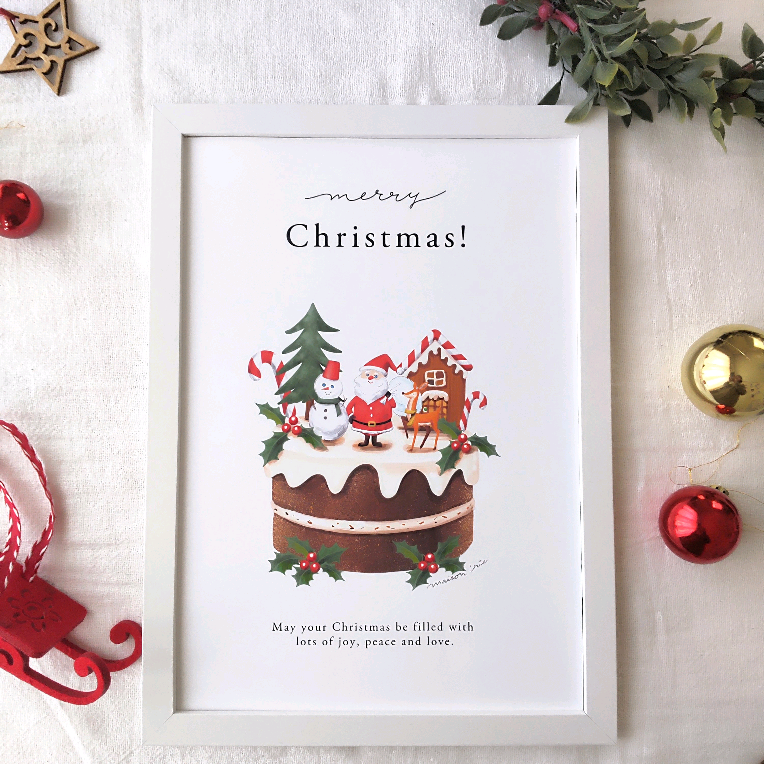 christmas cake　映画 ポスター ４種類 クリスマスポスター/Christmas cake/選べる3デザイン（A4