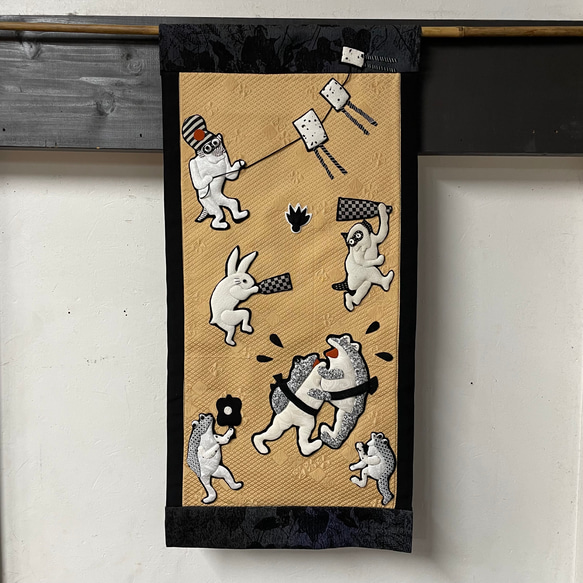 押絵キット・月々の彩「9月見返りうさぎ」 |生地 和柄/和布