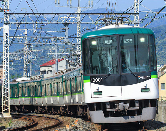 京阪電車ろうそく　普通車モデル　10本ボックス 2枚目の画像