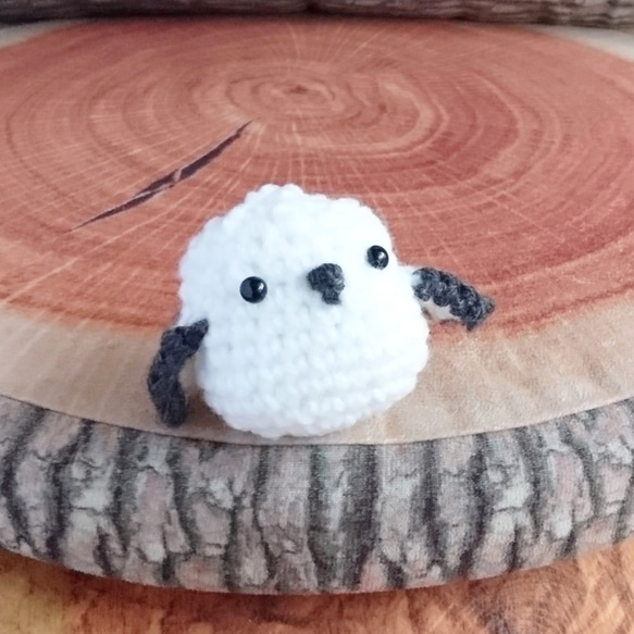 編みぐるみ シマエナガ あみぐるみ 三毛にゃん 通販 14958450｜Creema