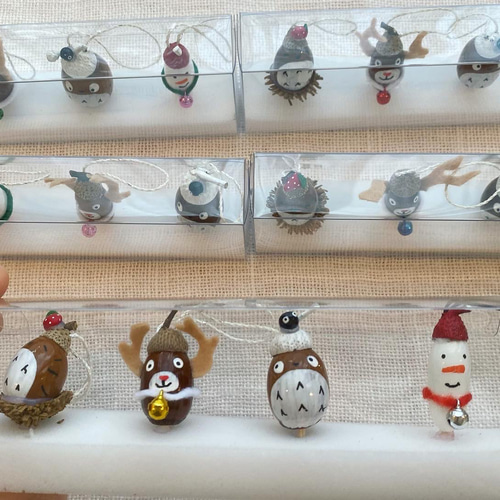 森のどんぐり クリスマスオーナメント① その他インテリア雑貨 さくら