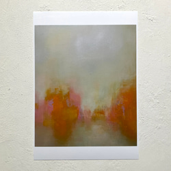 青の街」 現代アート 絵画 原画 油絵 抽象画 風景画 インテリア 絵画