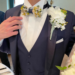 お揃いbouquet & flower bowtie 16枚目の画像