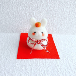 2026年午年お馬さん立ち姿ペア 干支のお正月飾り 羊毛フェルト 羊毛