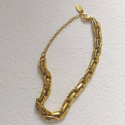 gold chain bracelet RB023 2枚目の画像
