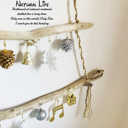 壁掛けクリスマスツリー⁎✧✧流木ツリー✧ウォールツリー✧ナチュラル インテリア 6枚目の画像