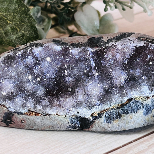 ギャラクシー☪︎⋆˚ ブラックアメジスト クラスター 原石 ラフ