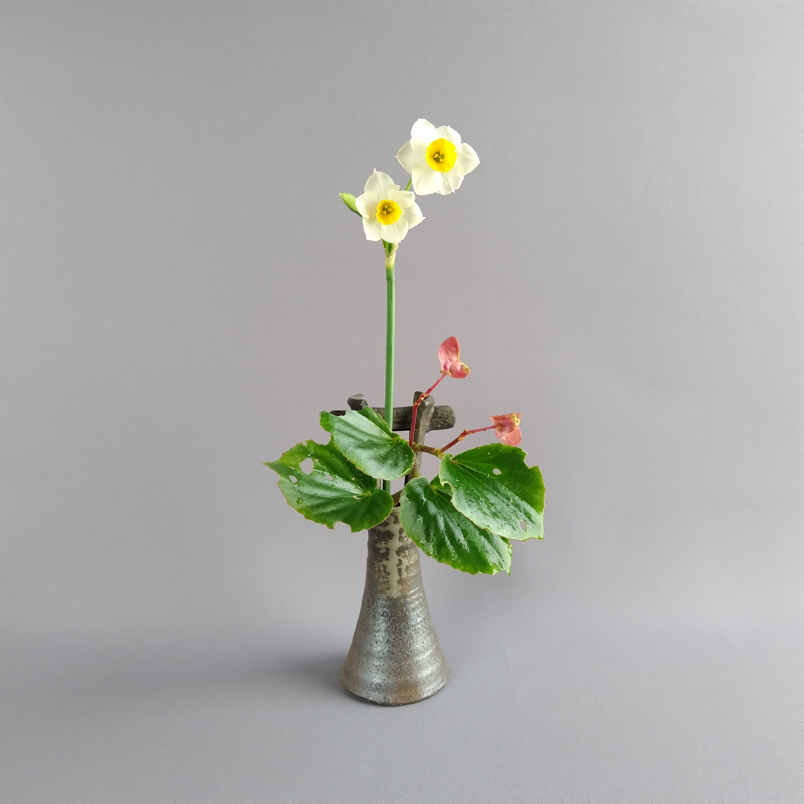 花入れ　焼締め　薪窯　【商品番号：00013】