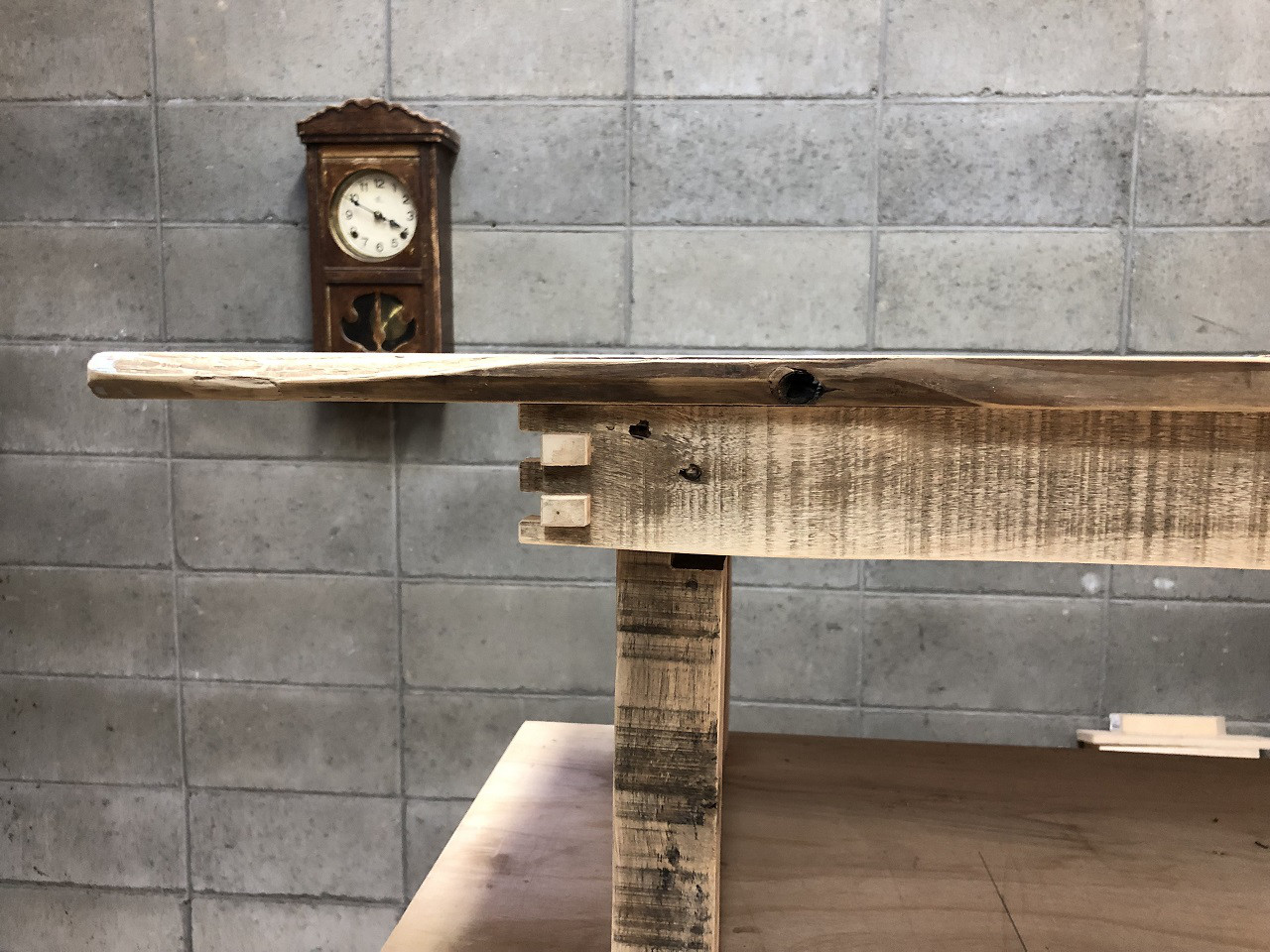 50％off ⭐︎世界に一つだけ・折りたたみ・古材ローテーブル