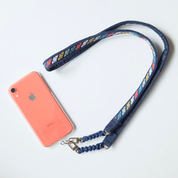 Kogin 刺繡智慧型手機肩帶 ☺︎ 多彩 Runrun ♬ 糖果 [智慧型手機 ☺︎ 刺繡] 相機背帶 ⌘ 客製化 ⌘ 第6張的照片