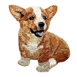 アップリケワッペン ウェルシュコーギー　kr-0027 犬　ドッグ 2枚目の画像