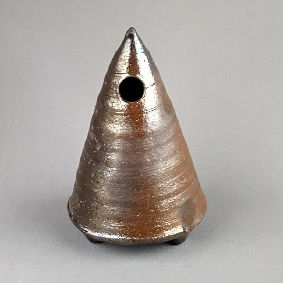 花入れ　焼締め　薪窯　【商品番号：00010】