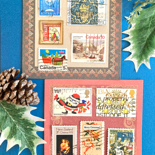 海外のクリスマス切手.。＊10枚アソートセット＊ 使用済み切手 L