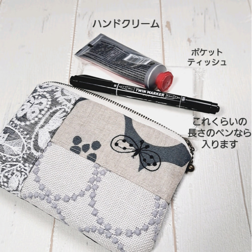 ミナペルホネン　ハンドメイド　ポーチ　財布 ミナペルホネン☆ふっくらミニポーチ ポーチ mint * bell 通販