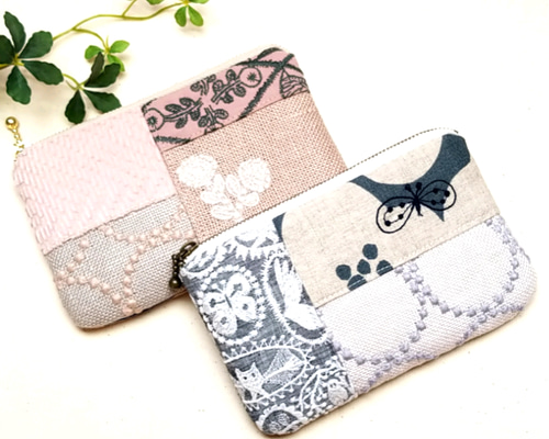 ミナペルホネン　ハンドメイド　ポーチ　財布 ミナペルホネン☆ふっくらミニポーチ ポーチ mint * bell 通販