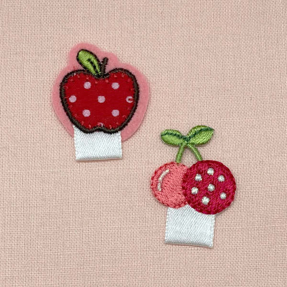 お名前ワッペン『りんご総刺繍』 楽天市場】刺繍お名前入れワッペン ワンポイント りんご ネーム